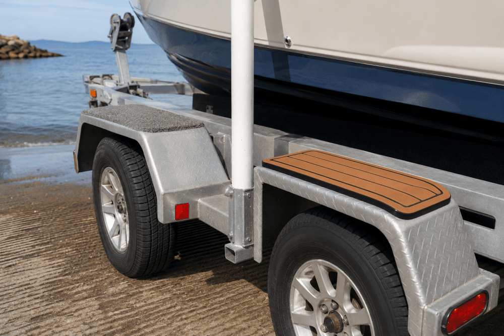 EVA Foam vs. Carpet for Boat Trailer Fender Steps - HJDECK