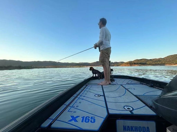 Fishing can make you forget a lot of troubles, really, take your dog and go - HJDECK