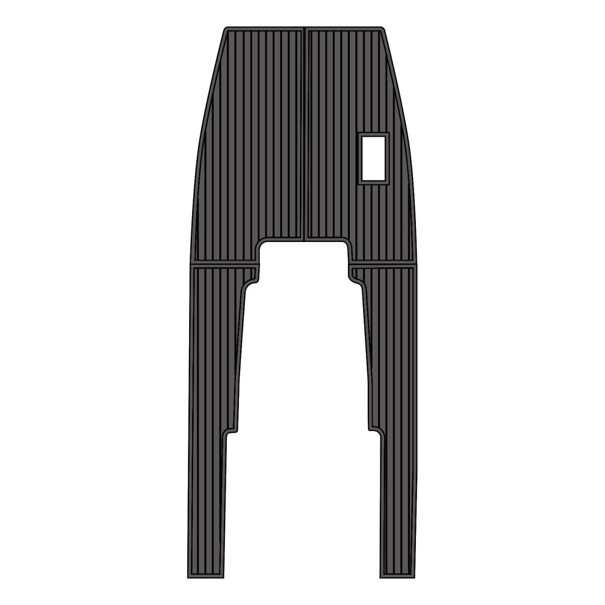 1968 Correct Craft Mustang Cockpit Pad Self - Adhesive Boat Flooring Deck Mats - HJDECK