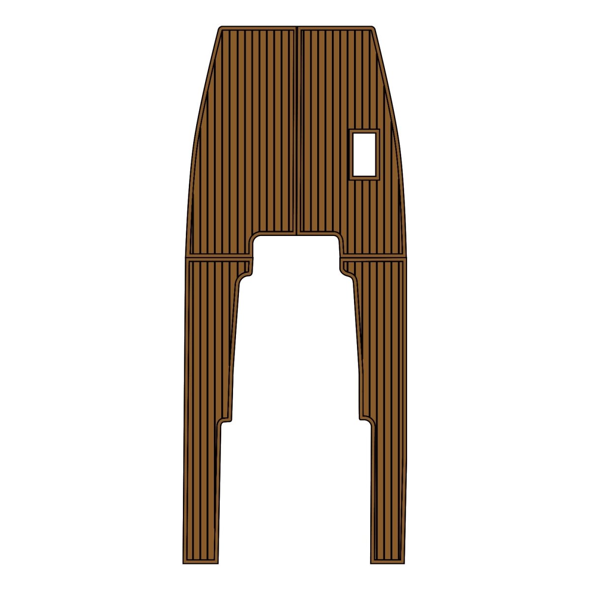 1968 Correct Craft Mustang Cockpit Pad Self - Adhesive Boat Flooring Deck Mats - HJDECK