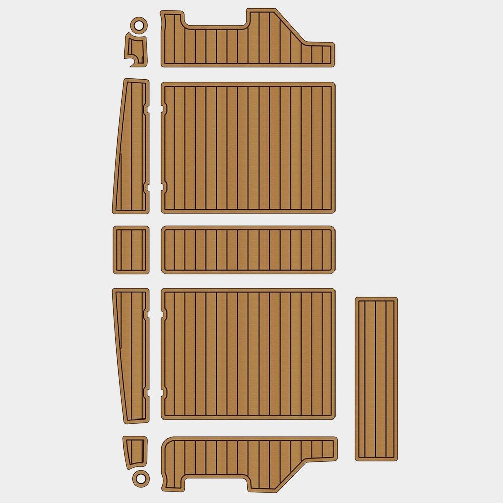 1988 Bayliner 3288 3270 Cockpit Pad Boat Deck Flooring Kit - HJDECK
