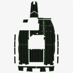 1988 Mastercraft Prostar Cockpit Mats EVA Foam Teak Boat Flooring Marine Decking - HJDECK