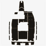 1988 Mastercraft Prostar Cockpit Mats EVA Foam Teak Boat Flooring Marine Decking - HJDECK