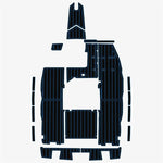 1988 Mastercraft Prostar Cockpit Mats EVA Foam Teak Boat Flooring Marine Decking - HJDECK