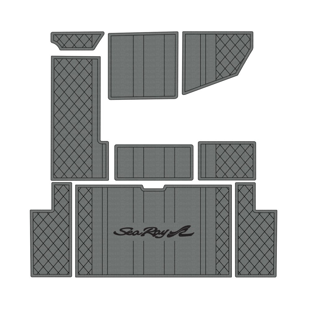 1988 Sea Ray 268 Sundancer EVA Foam Boat Deck Mat Marine Flooring Cockpit Pad - HJDECK