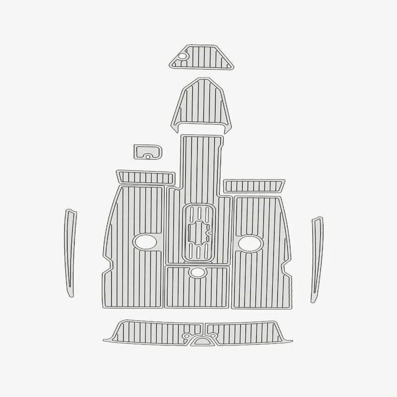 1989 Sea Ray 180 Bowrider EVA Foam Precut Boat Flooring Kit - HJDECK