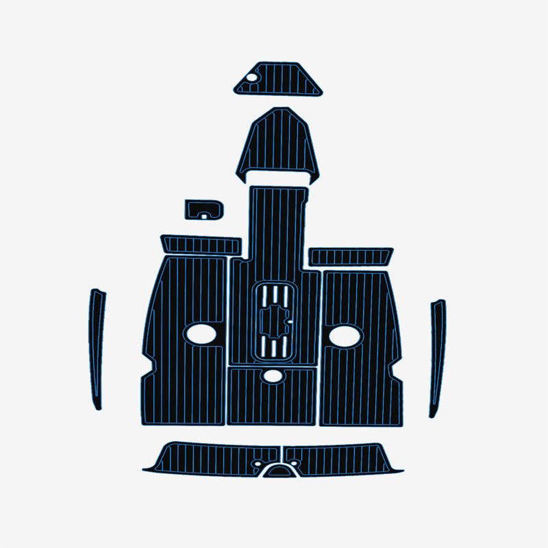 1989 Sea Ray 180 Bowrider EVA Foam Precut Boat Flooring Kit - HJDECK