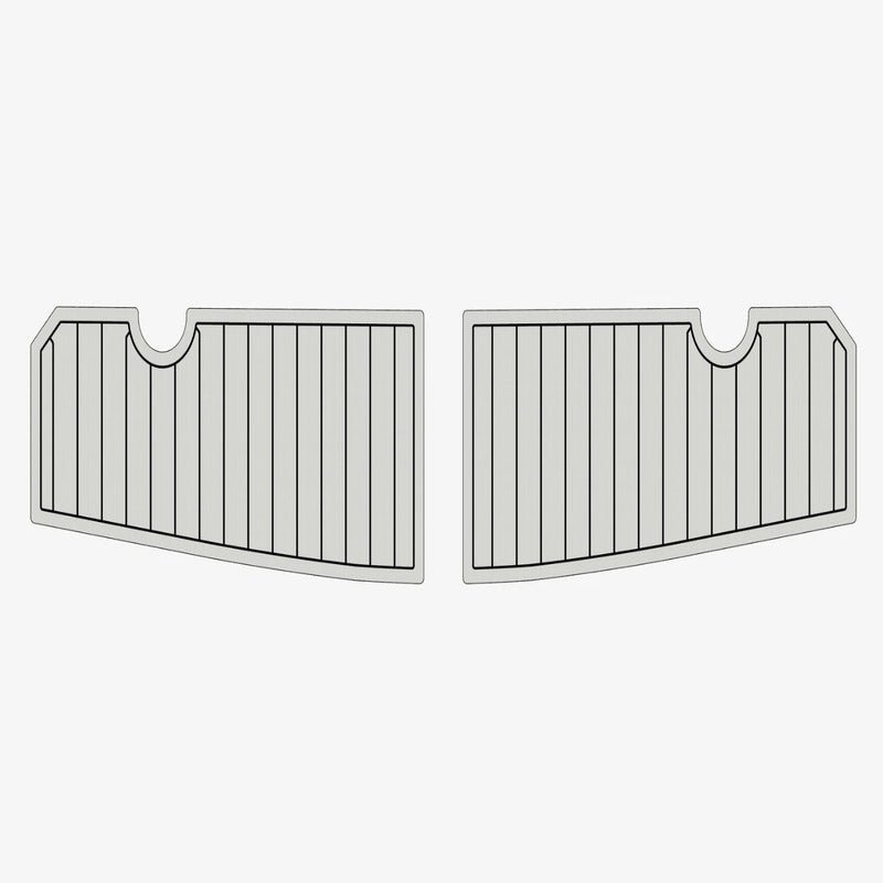 1989 Stingray 275 SLR Swim Step Pad EVA Foam Boat Flooring Kit - HJDECK