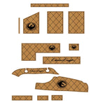 1991 Chris Craft 302 Crowne EVA Foam Boat Deck Mat Flooring - HJDECK