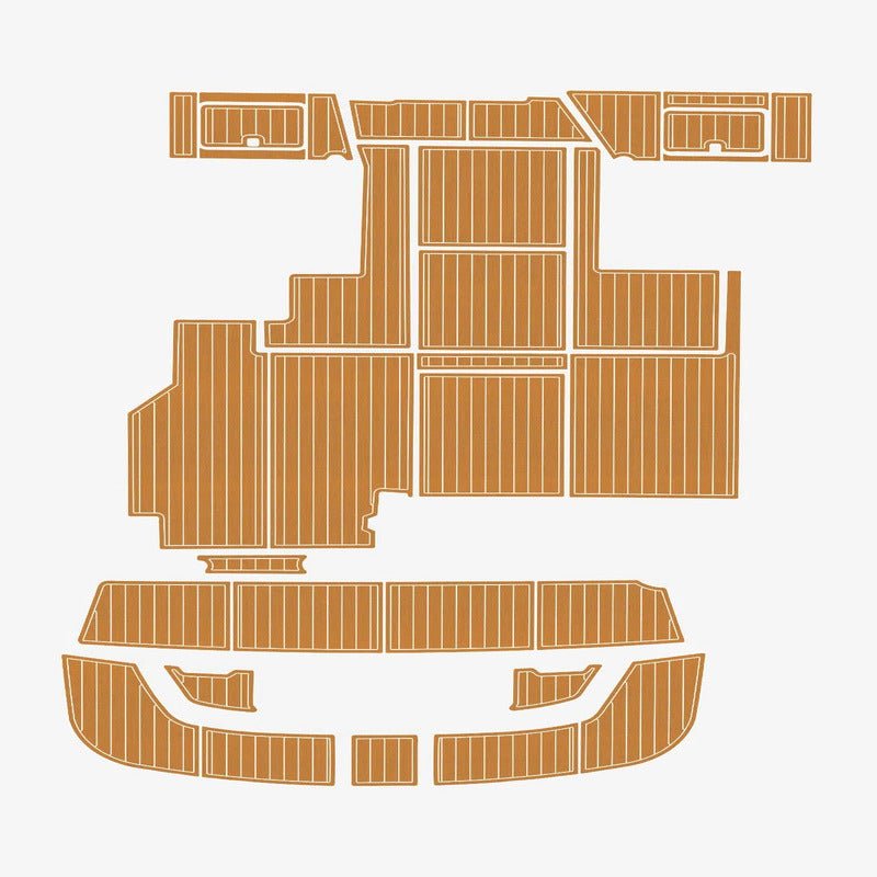 1992 - 1999 Sea Ray 400 Express Cruiser Precut Boat Flooring Kits - HJDECK