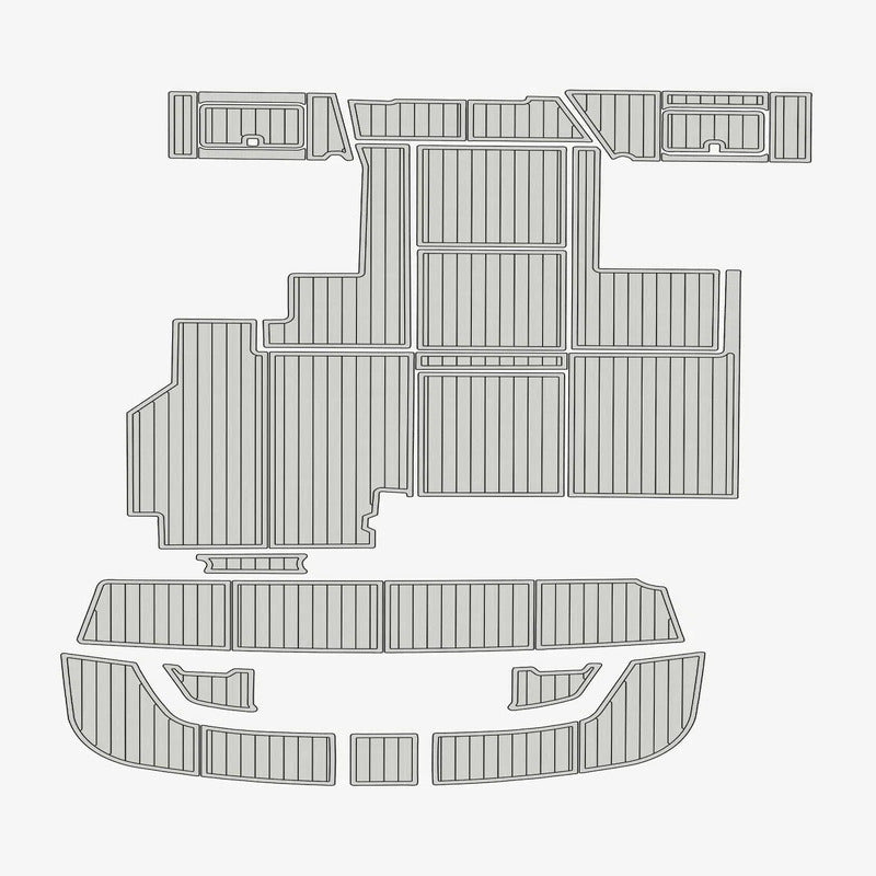 1992 - 1999 Sea Ray 400 Express Cruiser Precut Boat Flooring Kits - HJDECK