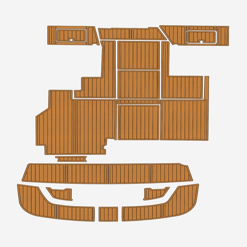 1992 - 1999 Sea Ray 400 Express Cruiser Precut Boat Flooring Kits - HJDECK