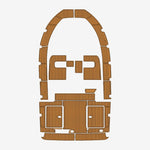 1992 Rodman 1100 EVA Foam Boat Flooring Kits - HJDECK