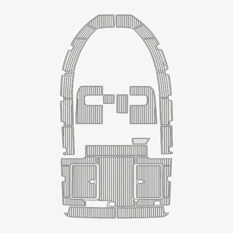 1992 Rodman 1100 EVA Foam Boat Flooring Kits - HJDECK