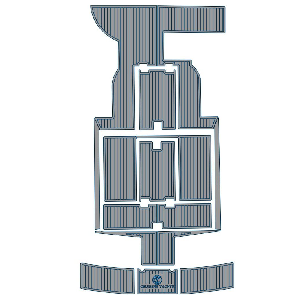 1994 Cruisers ARIA 3120 EVA Foam Boat Flooring Faux Teak Marine Decking - HJDECK