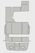 1995 - 1996 Sea Ray 290 Sundancer Cockpit Swim platform EVA Floor Mat - HJDECK