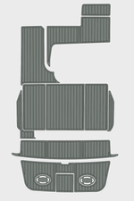 1995 - 1996 Sea Ray 290 Sundancer Cockpit Swim platform EVA Floor Mat - HJDECK