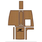 1996 Nautique Super Sport EVA Foam Boat Decking Mats Faux Teak Marine Flooring - HJDECK