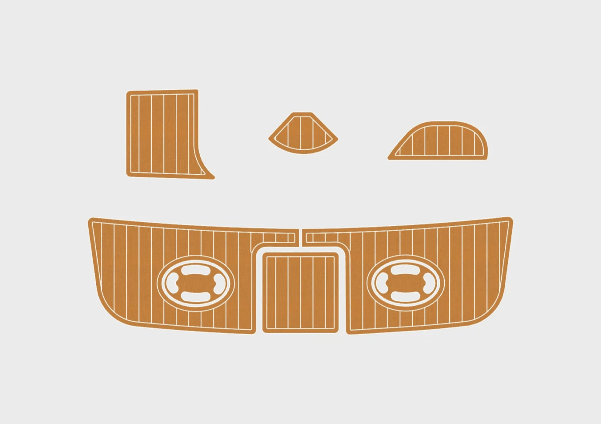 1997 - 2001 Sea Ray 290 Sundancer Swim platform Pad EVA Foam Deck Mats - HJDECK