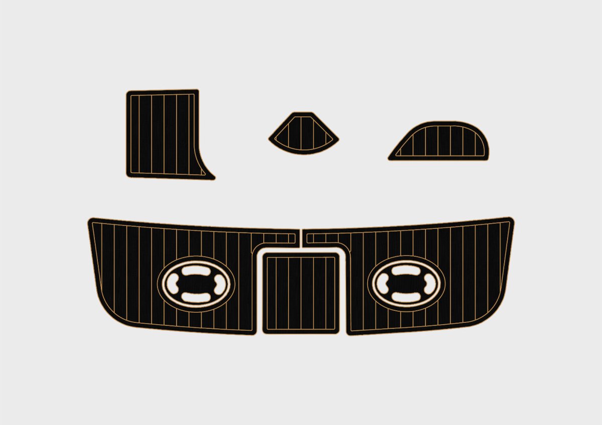 1997 - 2001 Sea Ray 290 Sundancer Swim platform Pad EVA Foam Deck Mats - HJDECK