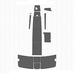 1997 Formula 330 SS EVA Foam Boat Bow Swim Platform Pad Flooring - HJDECK