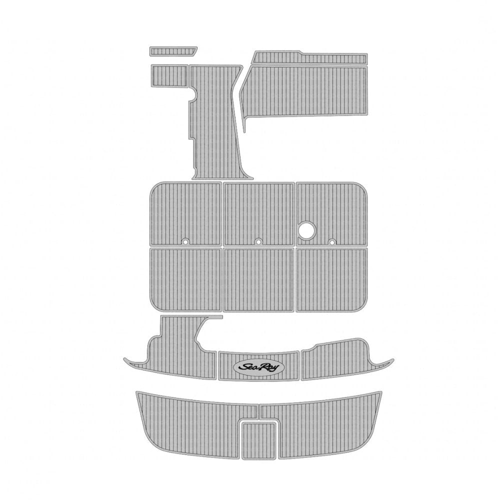 1997 Sea Ray 370 Sundancer Swim Platform Pad Foam Boat Decking Kits - HJDECK