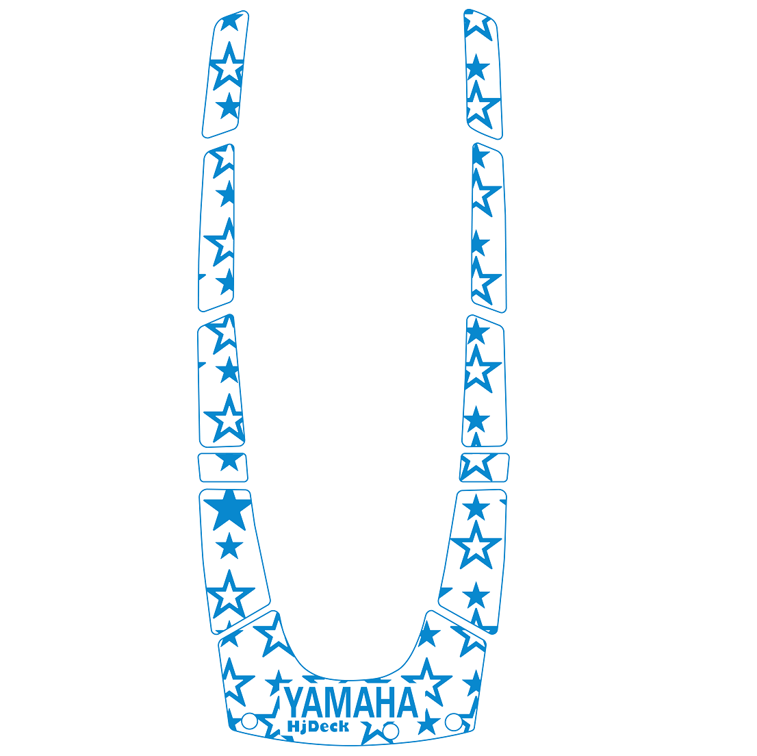 1998 Yamaha GP1200 EVA Foam Faux Teak Boat Deck Mat Flooring Marine Decking Carpet Yacht Pad - HJDECK