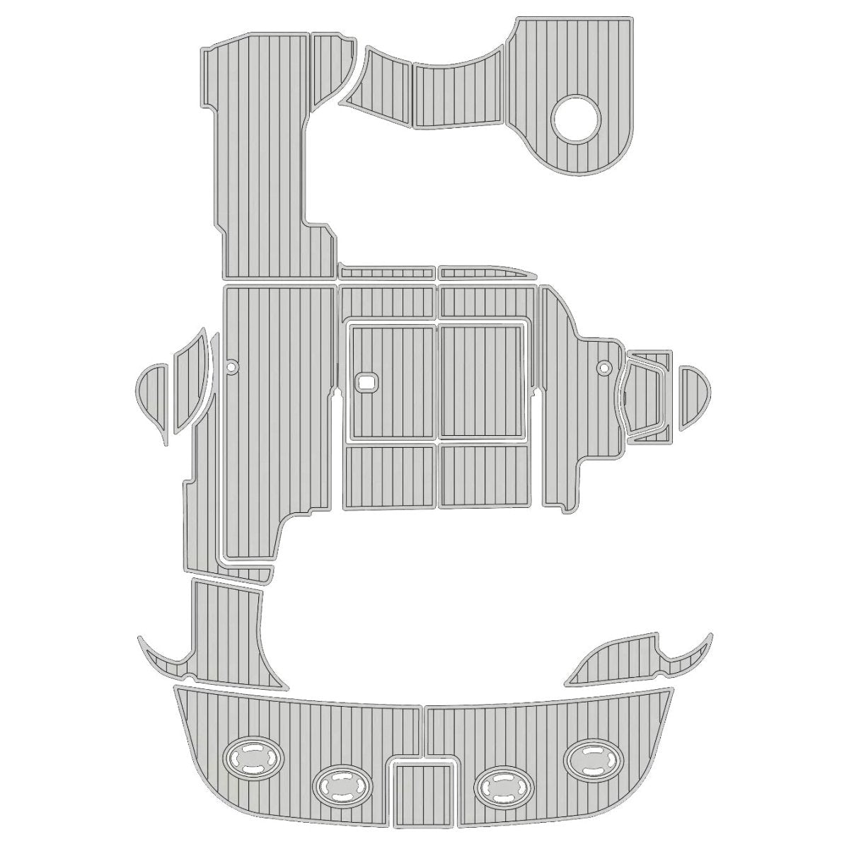 1999 - 2005 Sea Ray 460 Sundancer Foam Boat Flooring Cockpit & Swim Platform Pads - HJDECK