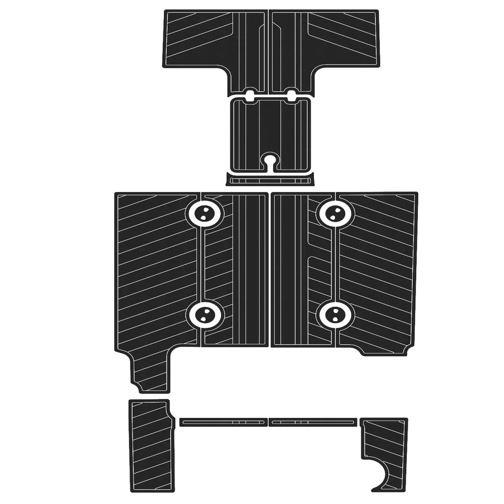 1999 Pursuit 280 Seadeck EVA Foam Boat flooring Kit - HJDECK
