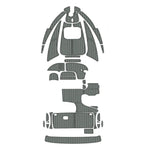 2000 - 2001 Bayliner 2655 Ciera Teak Boat Flooring Kits - HJDECK