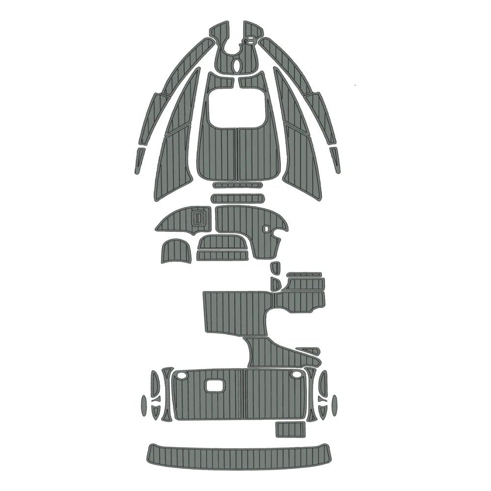 2000 - 2001 Bayliner 2655 Ciera Teak Boat Flooring Kits - HJDECK