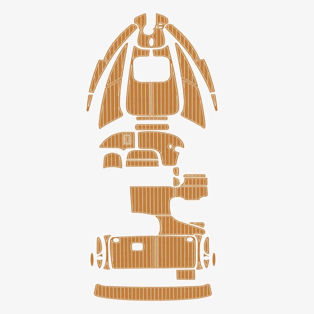 2000 - 2001 Bayliner 2655 Ciera Teak Boat Flooring Kits - HJDECK