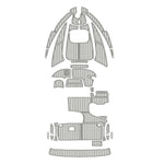 2000 - 2001 Bayliner 2655 Ciera Teak Boat Flooring Kits - HJDECK