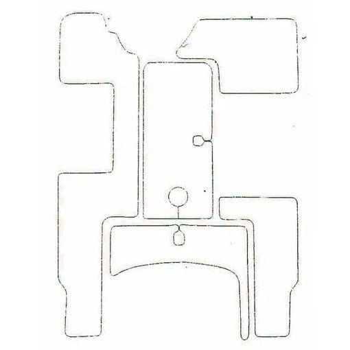 2000 - 2003 Sea Ray 245 Weekender EVA Foam Teak Deck Floor Mat - HJDECK