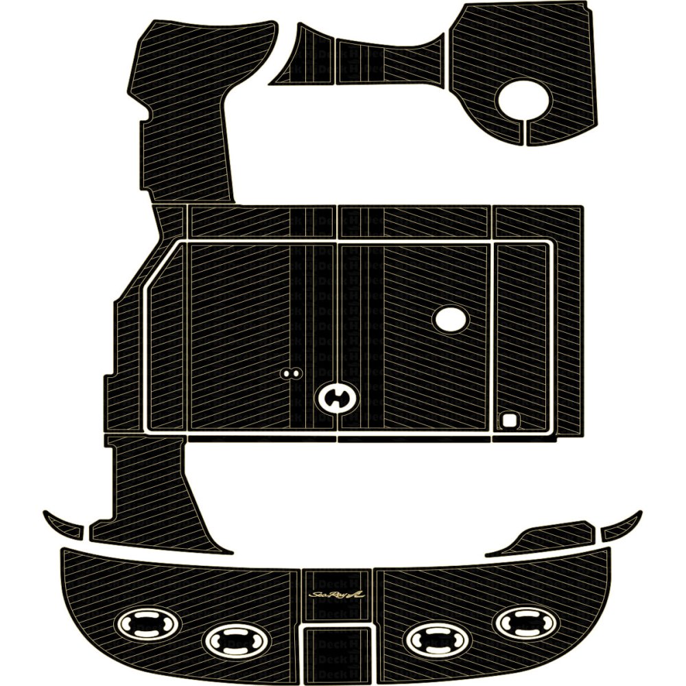 2000 - 2003 Sea Ray Sundancer 410 EVA Foam Boat Floor Mat Kits - HJDECK