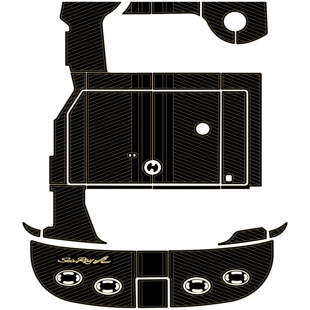 2000 - 2003 Sea Ray Sundancer 410 EVA Foam Boat Floor Mat Kits - HJDECK