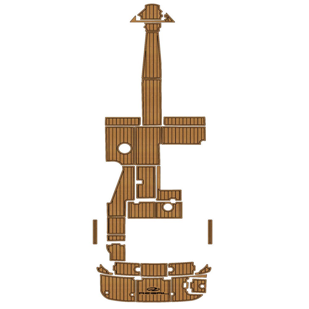 2000 - 2006 Regal 2600 EVA Foam Teak Boat Flooring Marine Decking Kits - HJDECK