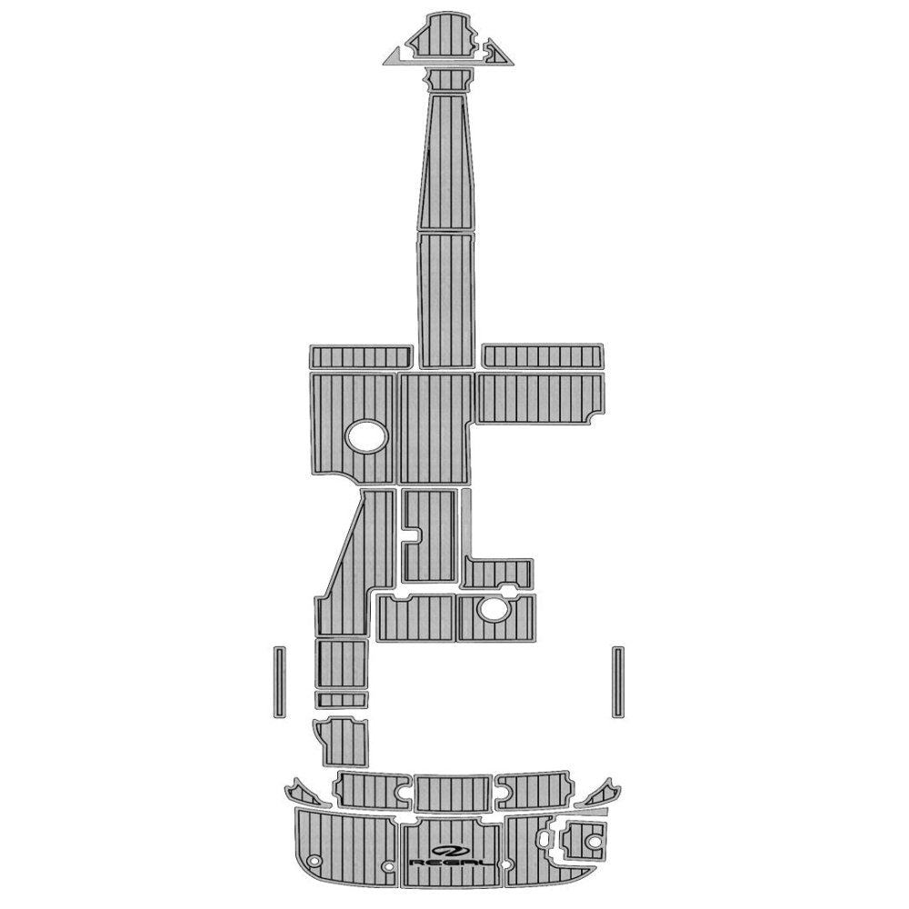 2000 - 2006 Regal 2600 EVA Foam Teak Boat Flooring Marine Decking Kits - HJDECK