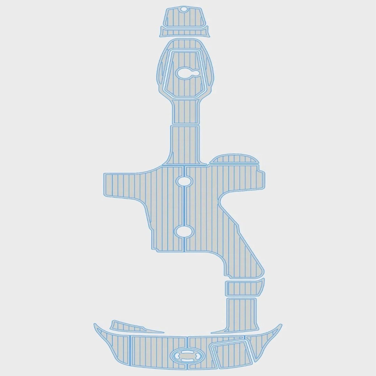 2000 - 2010 Sea Ray 220 Sundeck EVA Foam Boat Deck Mat Flooring Marine Decking - HJDECK