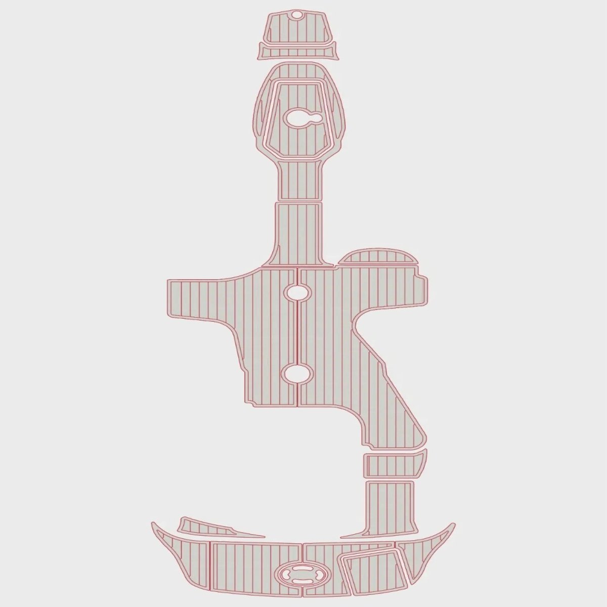 2000 - 2010 Sea Ray 220 Sundeck EVA Foam Boat Deck Mat Flooring Marine Decking - HJDECK