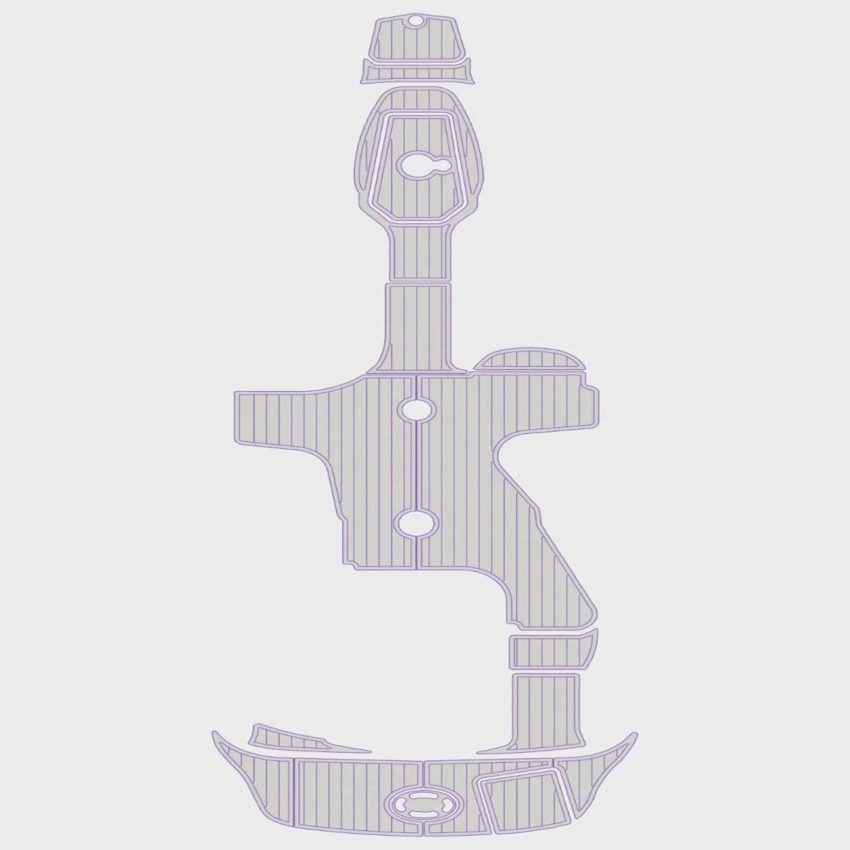 2000 - 2010 Sea Ray 220 Sundeck EVA Foam Boat Deck Mat Flooring Marine Decking - HJDECK