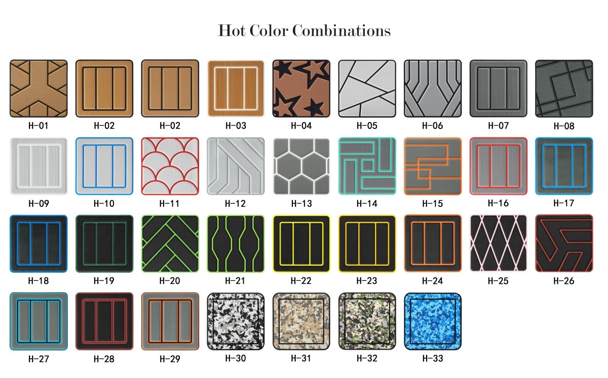 2000 - 2011 Rinker Captiva 262 Cuddy Swim Platform EVA Foam Boat Deck Mat Flooring (Copy) - HJDECK