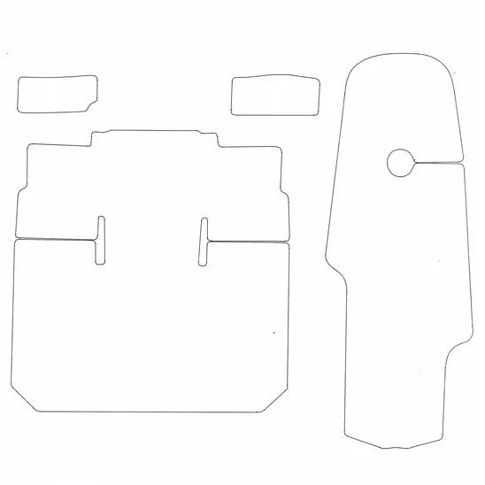 2000 Donzi 38' ZX Cockpit Pad Boat Non - Slip EVA Foam Deck Mats - HJDECK