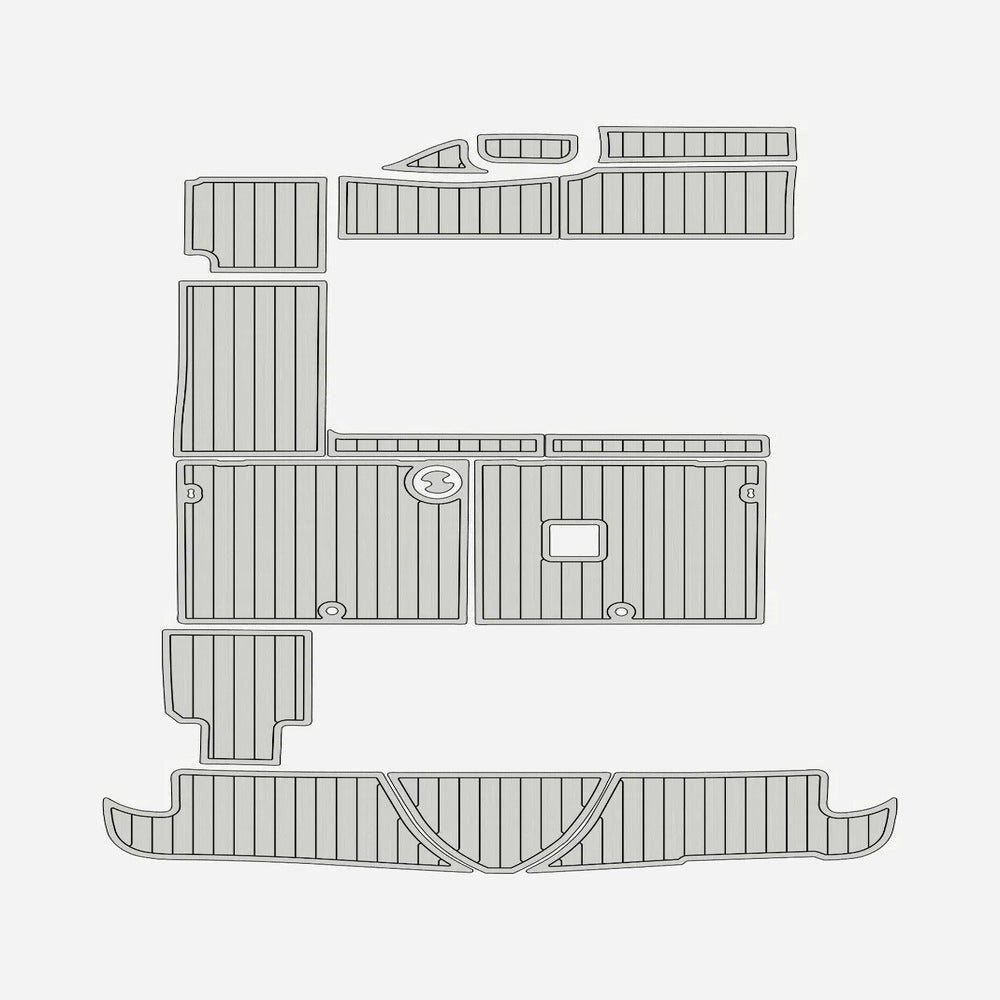 2000 Maxum 280 Swim Platform & Cockpit Pads 6mm EVA Foam Boat Flooring - HJDECK