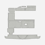 2000 Maxum 280 Swim Platform & Cockpit Pads 6mm EVA Foam Boat Flooring - HJDECK