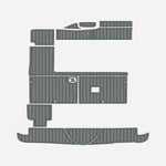 2000 Maxum 280 Swim Platform & Cockpit Pads 6mm EVA Foam Boat Flooring - HJDECK