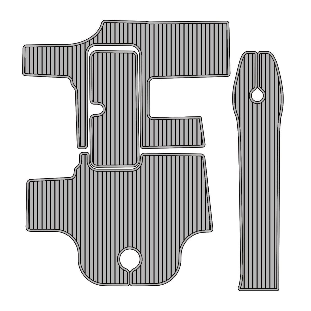 2000 Sea Ray 280 BR Cockpit Mat Boat EVA Foam Deck Mat Kit - HJDECK