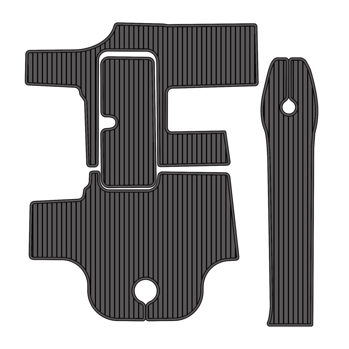 2000 Sea Ray 280 BR Cockpit Mat Boat EVA Foam Deck Mat Kit - HJDECK