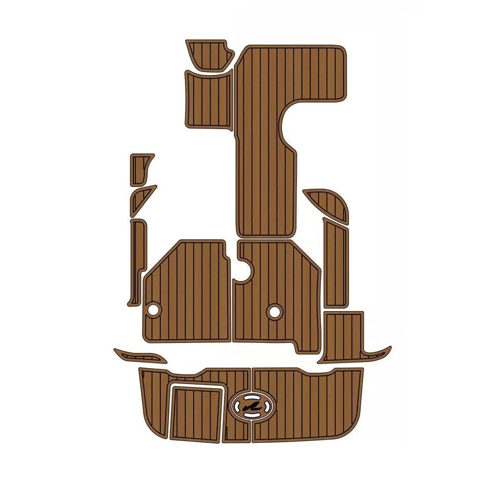 2001 - 2004 Sea Ray 240 Sundancer Cockpit & Swim Step Pad Boat Flooring Non - Slip Mat - HJDECK