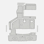 2001 - 2008 Monterey 302 Cruiser EVA Foam Boat Deck Mat Flooring Kits - HJDECK